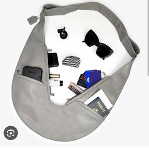 Sash faux leather bag